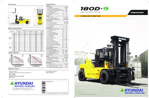 Carretillas elevadoras diesel Hyundai 180D-9