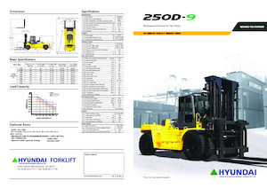 Carretillas elevadoras diesel Hyundai 250D-9