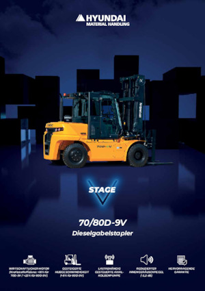 Carretillas elevadoras diesel Hyundai 70D-9V