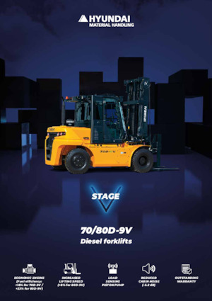 Carretillas elevadoras diesel Hyundai 70D-9V