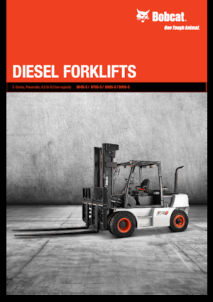 Carretillas elevadoras diesel Bobcat D60S-5 