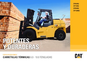 Carretillas elevadoras diesel Caterpillar DP100N3