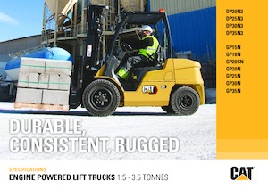 Carretillas elevadoras diesel Caterpillar DP30N3