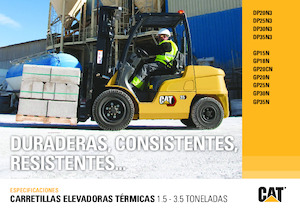 Carretillas elevadoras diesel Caterpillar DP25N3