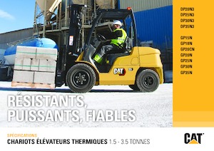 Carretillas elevadoras diesel Caterpillar DP30N3