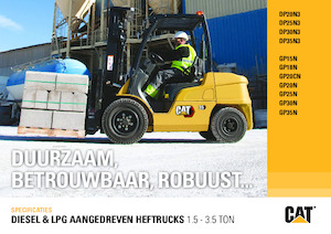 Carretillas elevadoras diesel Caterpillar DP25N3