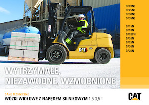 Carretillas elevadoras diesel Caterpillar DP25N3