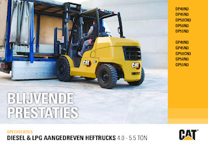 Carretillas elevadoras diesel Caterpillar DP40N3