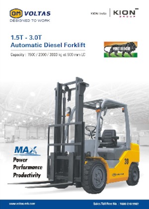 Carretillas elevadoras diesel OM DVX30 KAT