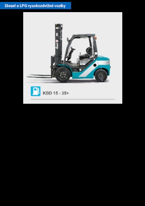 Carretillas elevadoras diesel Baoli KBD 25+