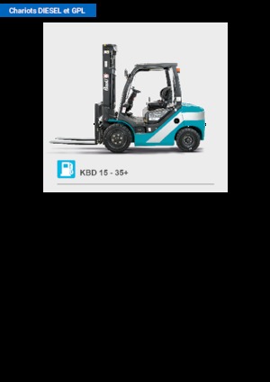 Carretillas elevadoras diesel Baoli KBD 25+