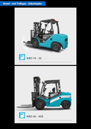 Carretillas elevadoras diesel Baoli KBD 25