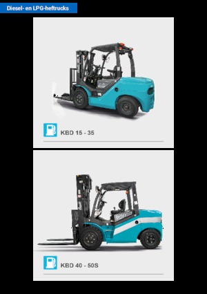 Carretillas elevadoras diesel Baoli KBD 25