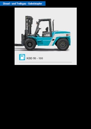 Carretillas elevadoras diesel Baoli KBD 100