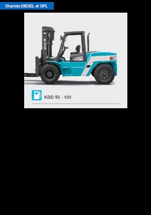 Carretillas elevadoras diesel Baoli KBD 100