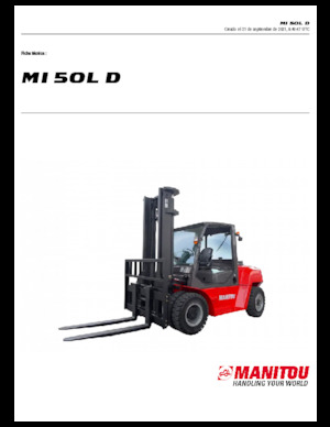 Carretillas elevadoras diesel Manitou MI 50 L D