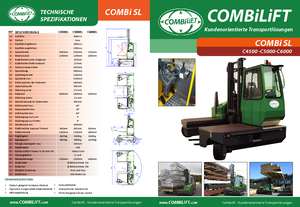 Carretillas elevadoras de carga lateral diesel Combi-Lift C 6000 SL