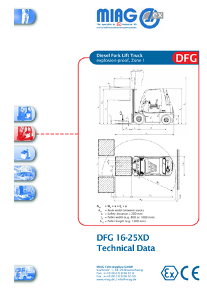 Carretillas elevadoras antidetonantes diesel Miag DFG 20 XD