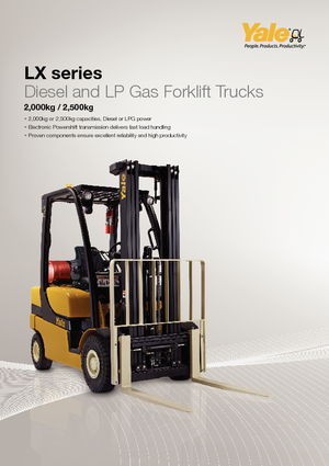 Carretillas elevadoras diesel Yale GDP 20 LX