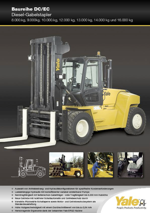 Carretillas elevadoras diesel Yale GDP 80 DC