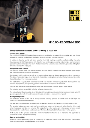 Carretillas elevadoras diesel Hyster H10.00XM 12EC