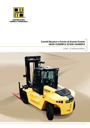 Carretillas elevadoras diesel Hyster H12.00XM 6