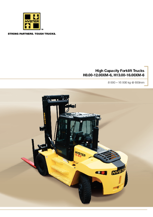 Carretillas elevadoras diesel Hyster H12.00XM 6