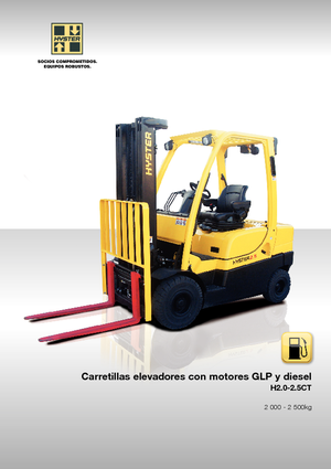 Carretillas elevadoras diesel Hyster H2.5XT