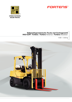 Carretillas elevadoras diesel Hyster H5.0FT