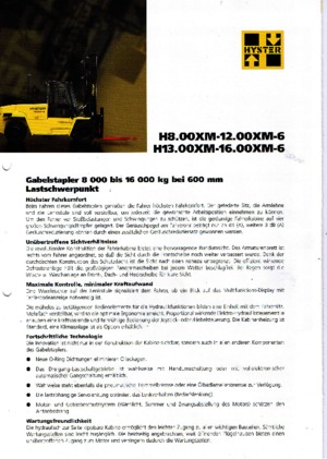 Carretillas elevadoras diesel Hyster H 10.00 XM