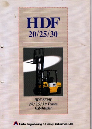 Carretillas elevadoras diesel Halla HDF 20