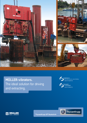 Dispositivos de propulsión hidráulica Diesel Müller MS-A 110 V