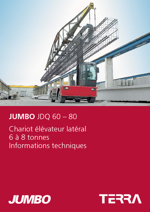 Carretillas elevadoras de carga lateral diesel Jumbo JDQ 60/14