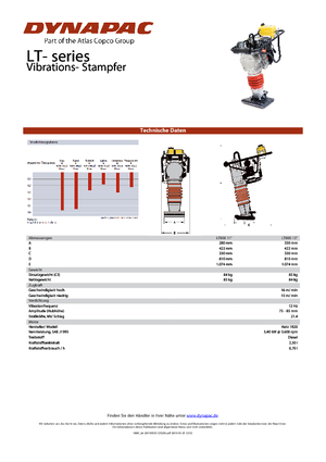 Apisonadores a gasolina y diesel Dynapac LT 800 11