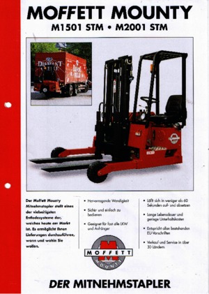 Carretillas elevadoras auxiliares diesel Moffett M 1501 STM