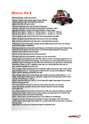 Tractores de uso municipal Reform Werke Metrac H 4 X