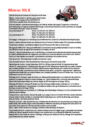 Tractores de uso municipal Reform Werke Metrac H 5 X