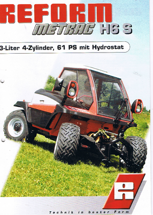 Tractores de uso municipal Reform Werke Metrac H 6 S