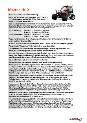 Tractores de uso municipal Reform Werke Metrac H 6 X