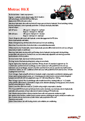 Tractores de uso municipal Reform Werke Metrac H 6 X