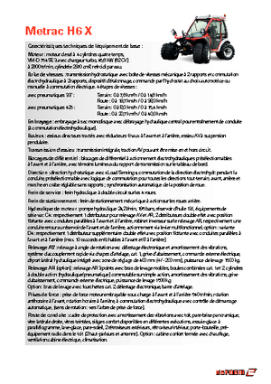 Tractores de uso municipal Reform Werke Metrac H 6 X