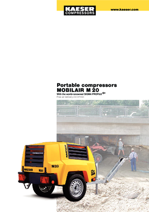 Compresores Portátiles - Diesel, Eléctr., Gasolina Kaeser Mobilair M 20 PE