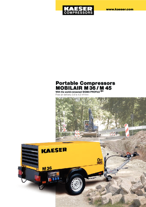 Compresores Portátiles - Diesel, Eléctr., Gasolina Kaeser Mobilair M 45