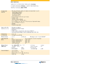 Grupos electrógenos diesel GenSet MG 10/8 S-K
