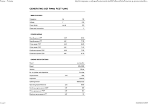Grupos electrógenos diesel PRAMAC Lifter P 9000