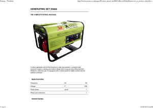 Grupos electrógenos diesel PRAMAC Lifter X 5000