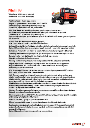 Tractores de uso municipal Reform Werke Muli T 6