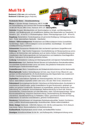 Tractores de uso municipal Reform Werke Muli T 8 S