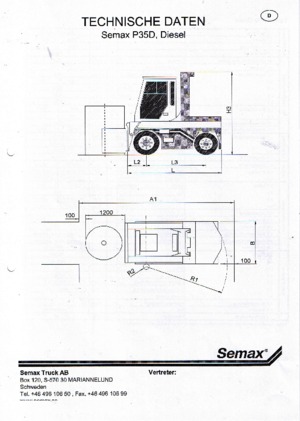 Manipuladoras telescópicas Semax P 35 L-D