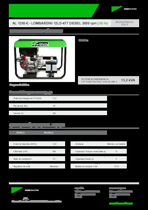 Grupos electrógenos diesel INMESOL AL 1200-E